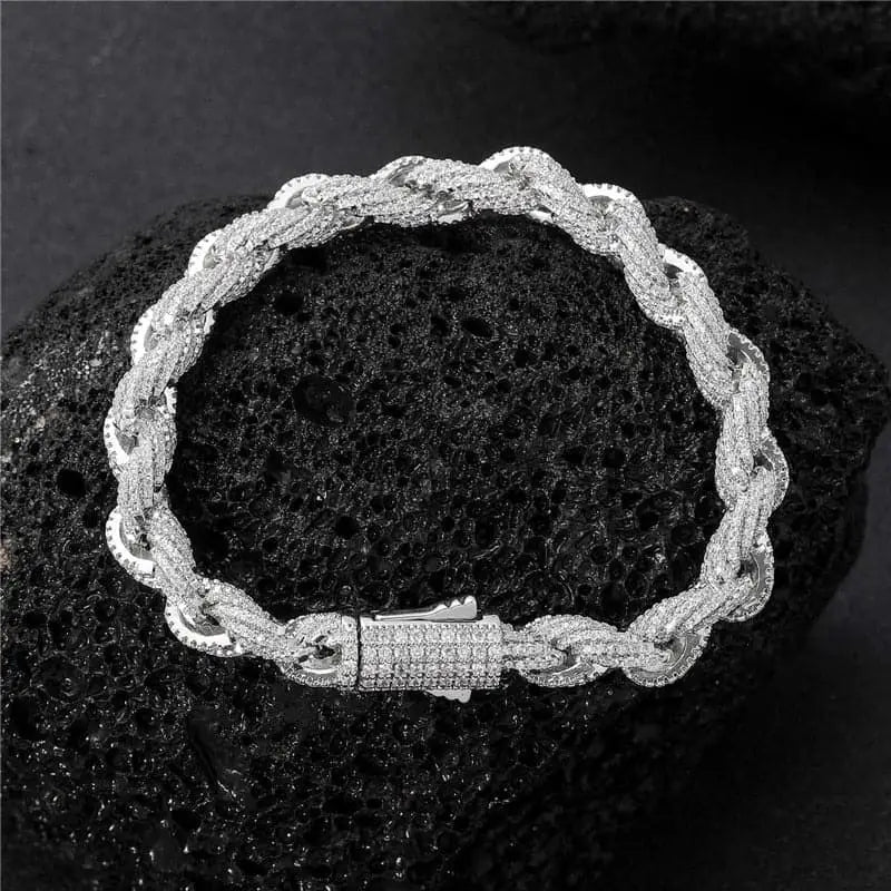 Diamond Rope Bracelet - Sea Of Silver